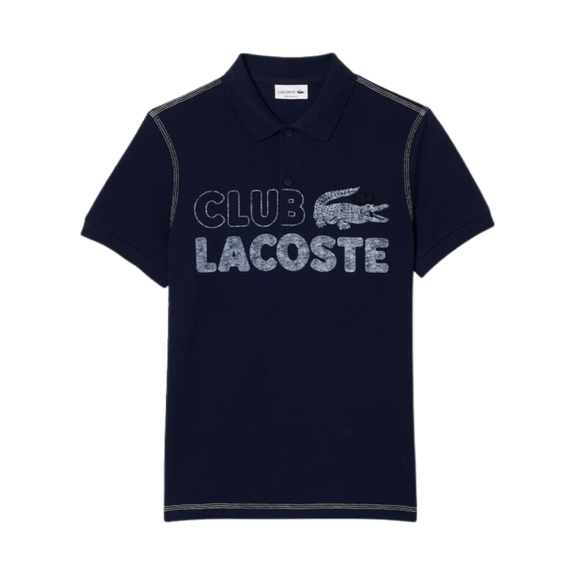 라코스테 썸머 팩 그래픽 폴로 네이비 블루(Lacoste Summer Pack Graphic Polo Navy Blue) - 1