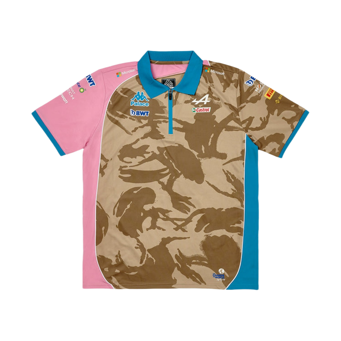 팔라스 x 카파 포 알파인 테크 폴로 데저트 카모 - 23FW(Palace x Kappa For Alpine Tech Polo Desert Camo - 23FW)