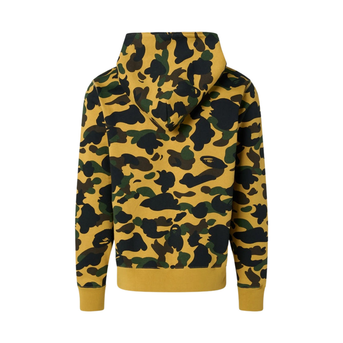 베이프 퍼스트 카모 풀 집 후드 옐로우(BAPE 1st Camo Full Zip Hoodie Yellow) - 2