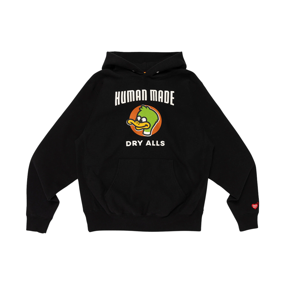 HM29CS017 Human Made Heavyweight Hoodie Black