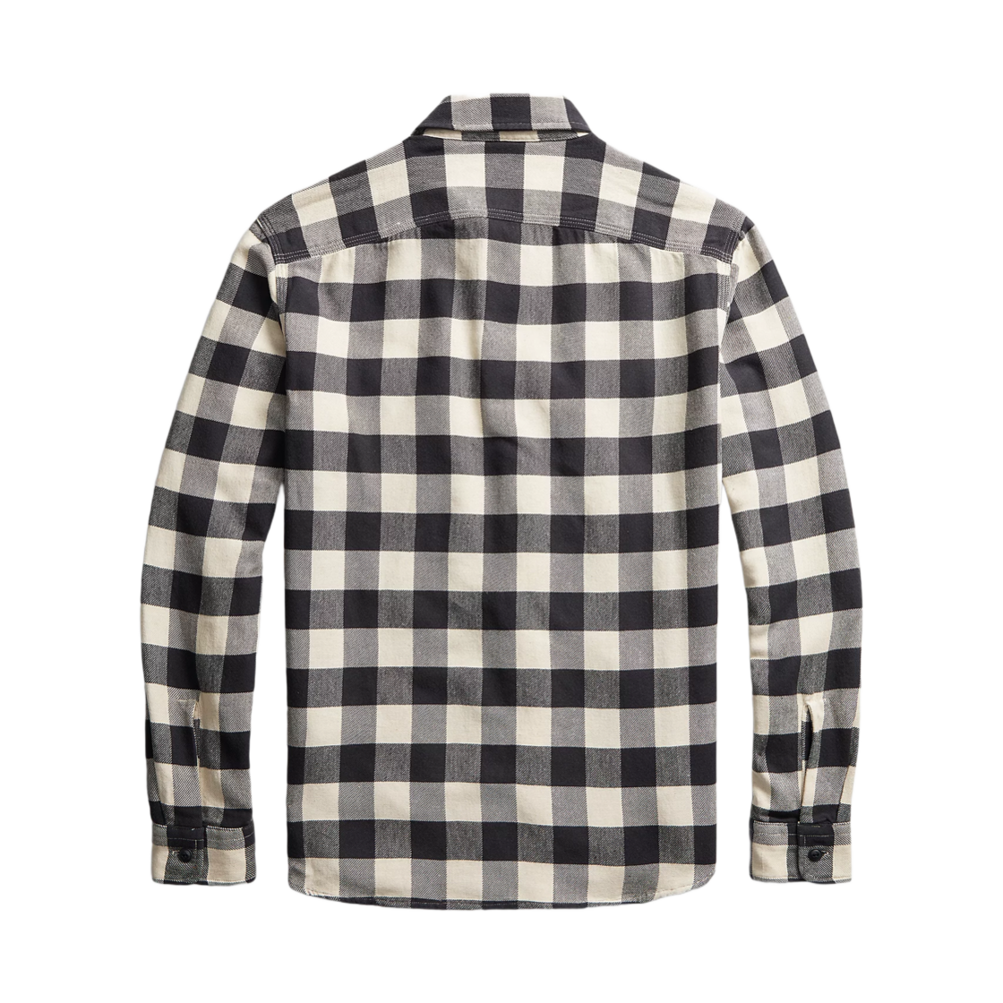 더블알엘 버팔로 체크 트윌 워크 셔츠 블랙 크림(Double RL Buffalo Check Twill Work Shirt Black Cream) - 2