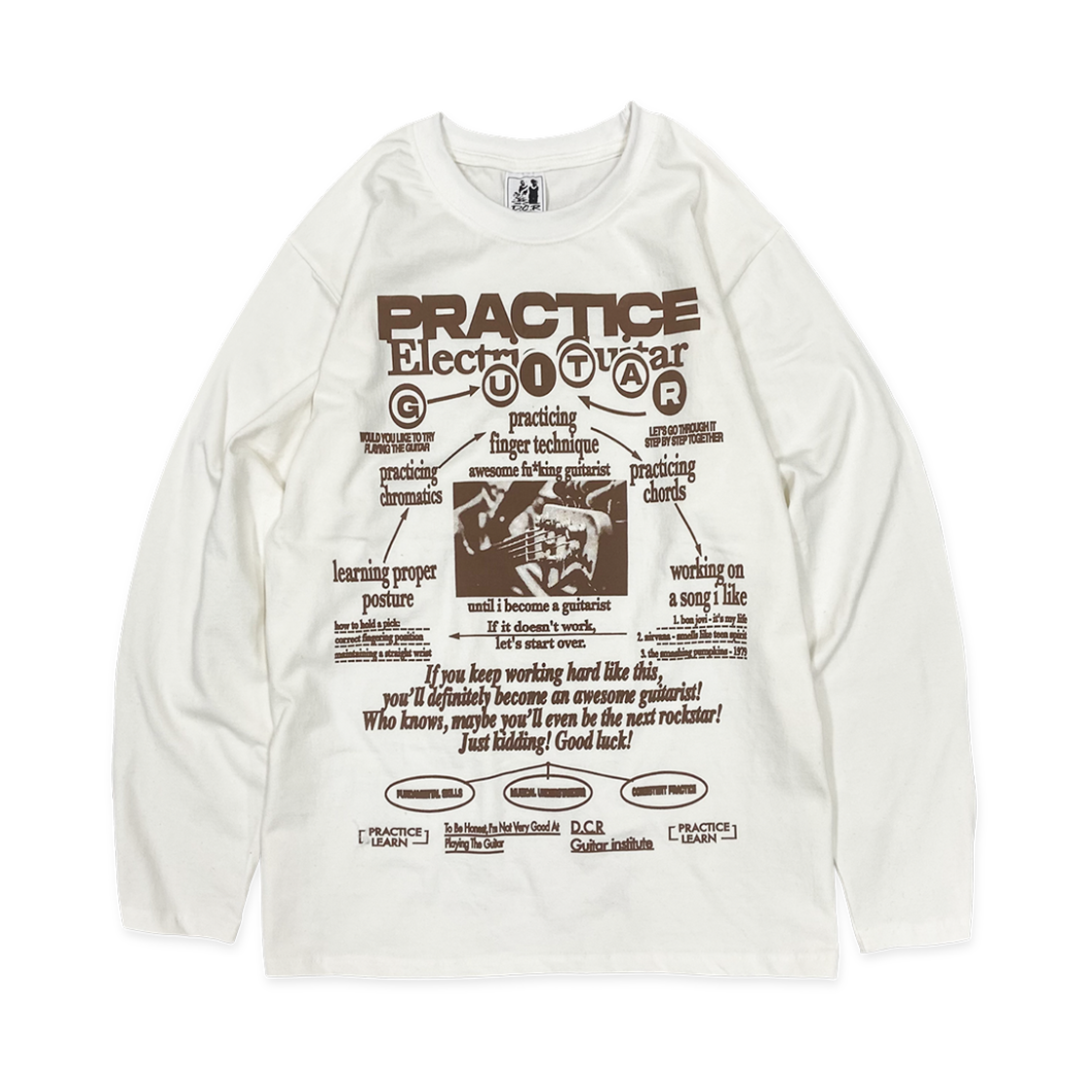 디파이클럽로버스 루틴 브라운(DEFYCLUBROBBERS Routine LS T-Shirt Brown) - 1
