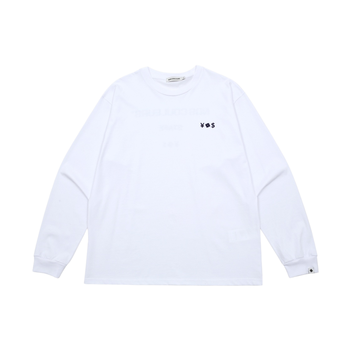노쿨러스 NoS 롱슬리브 화이트(Nos Couleurs NoS Long Sleeve White)
