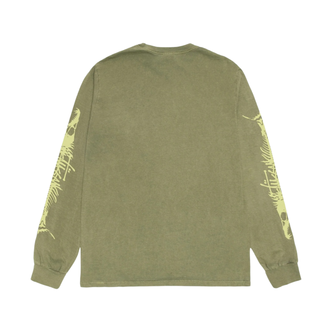 스투시 바라쿠다 피그먼트 다이드 롱슬리브 티셔츠 올리브(Stussy Barracuda Pigment Dyed LS T-Shirt Olive) - 2