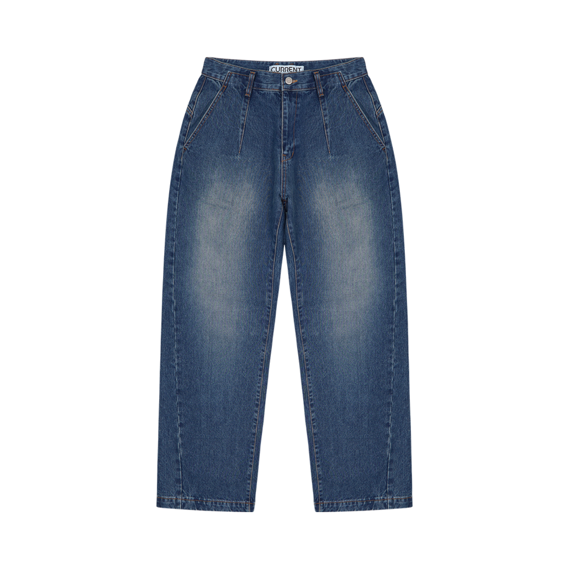 P0000DDD_5 Current Vintage Curved Denim Blue