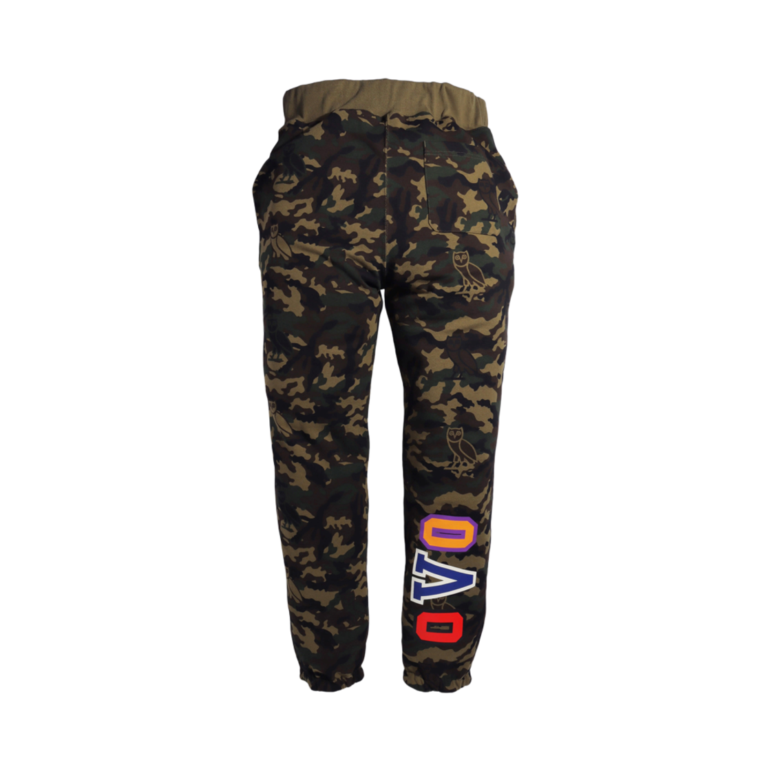 베이프 x OVO 우드랜드 카모 샤크 리버시블 스웨트팬츠 블랙(BAPE x OVO Woodland Camo Shark Reversible Sweatpants Black) - 4