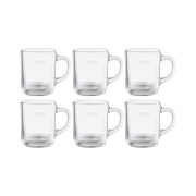 Supreme Duralex Glass Mugs Clear (Set of 6) - 23SS