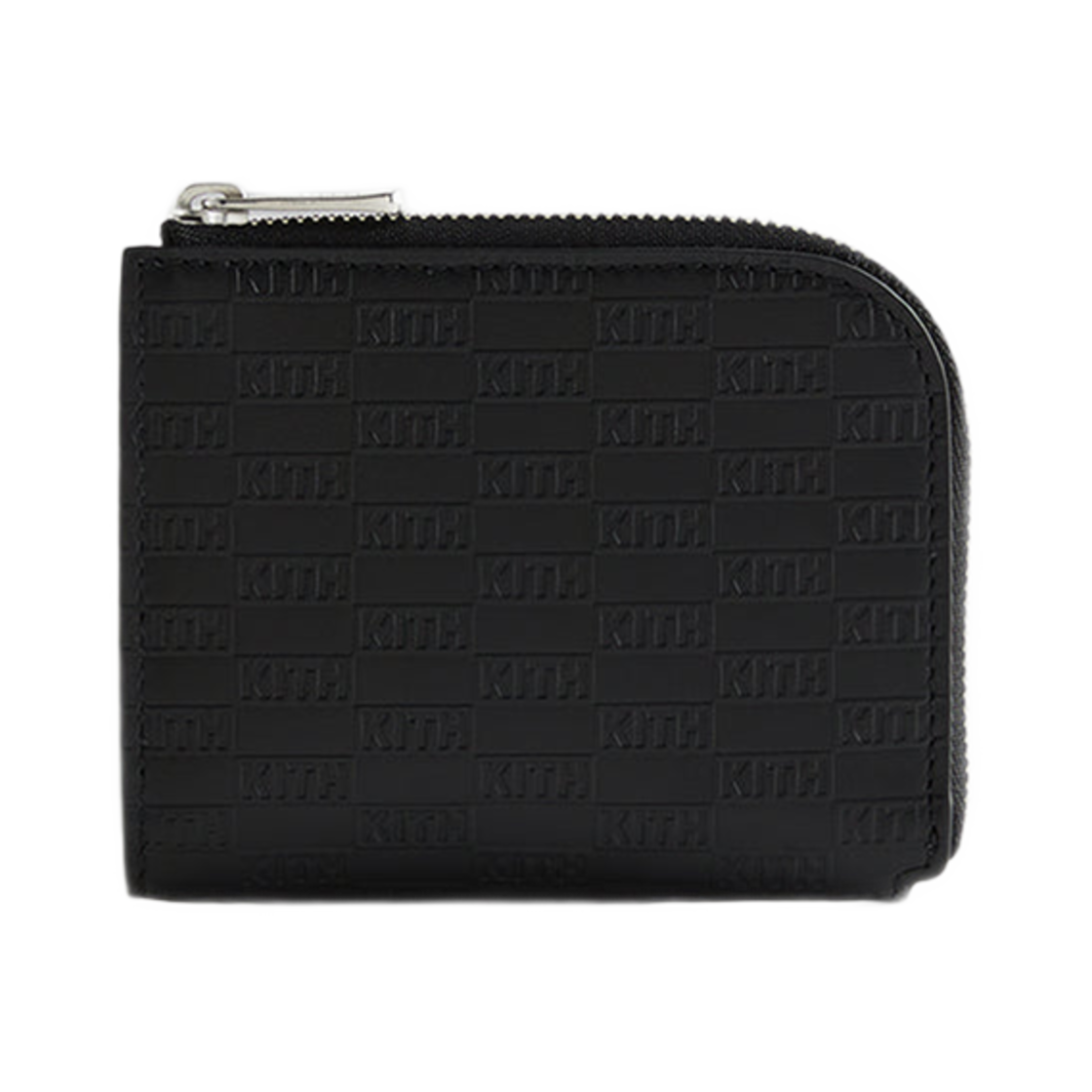 키스 모노그램 하프 집업 지갑 블랙(Kith Monogram Half Zip Wallet Black)