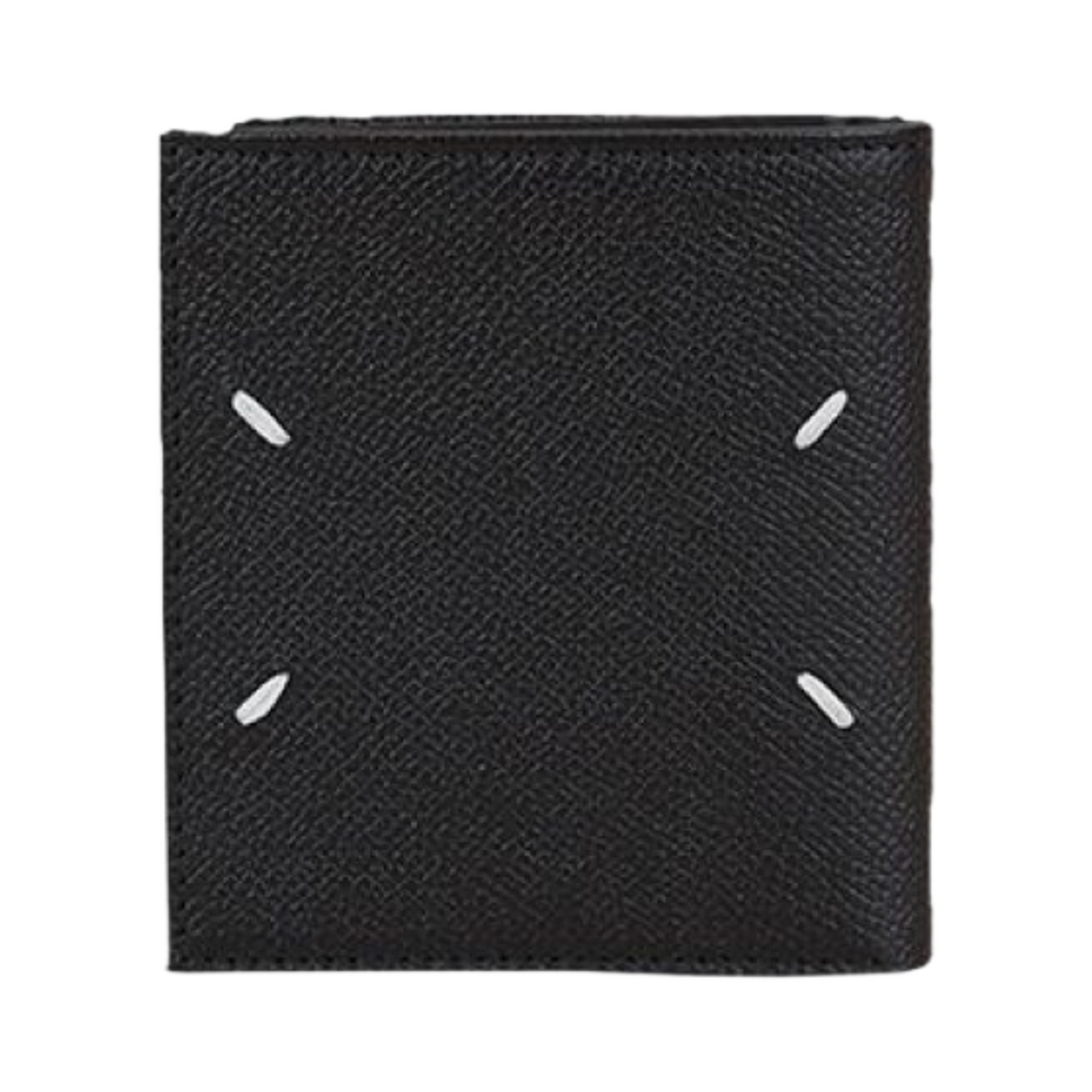 메종 마르지엘라 그레이니 레더 지퍼 지갑 블랙