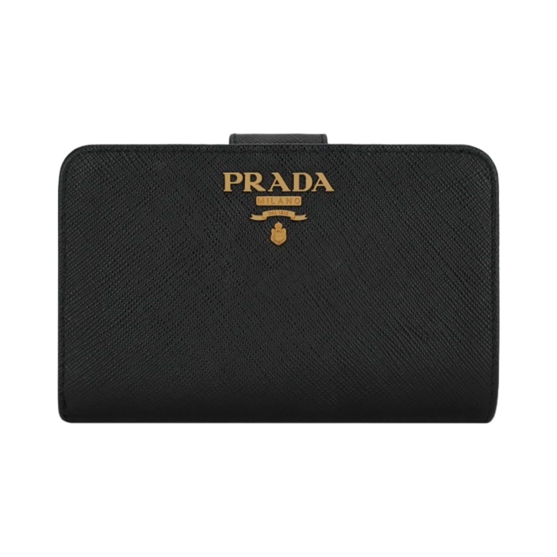프라다 사피아노 레더 중지갑 블랙(Prada Small Saffiano Leather Wallet Black) - 1
