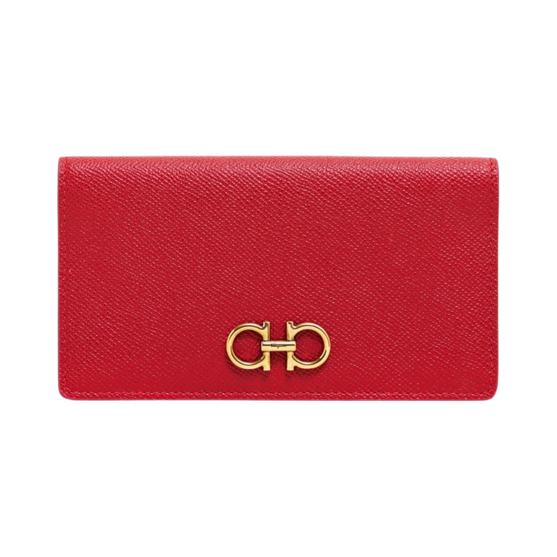 페라가모 간치니 장지갑 립스틱 레드(Ferragamo Gancini Continental Wallet Lipstick Red) - 1