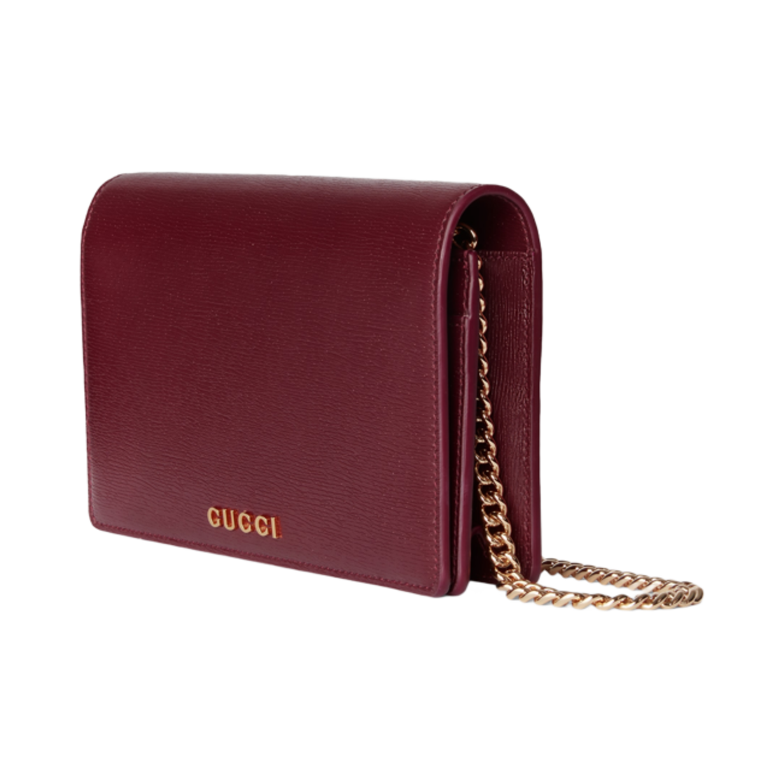 구찌 체인 지갑 구찌 스크립트 로쏘 앙코라 레드(Gucci Chain Wallet with Gucci Script Rosso Ancora Red) - 2