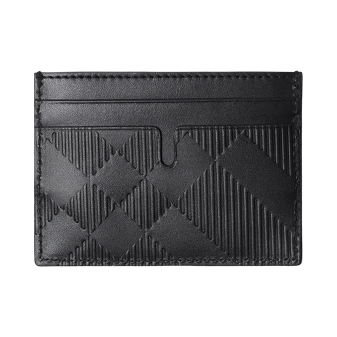 버버리 체크 레더 카드 케이스 블랙(Burberry Check Leather Card Case Black)