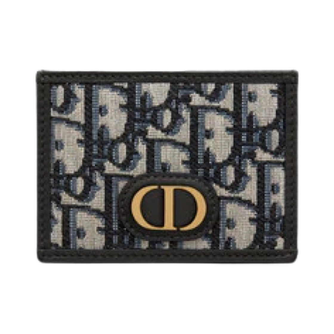 디올 30 몽테인 카드 홀더 블루 디올 오블리크 자카드(Dior 30 Montaigne Card Holder Blue Dior Oblique Jacquard)