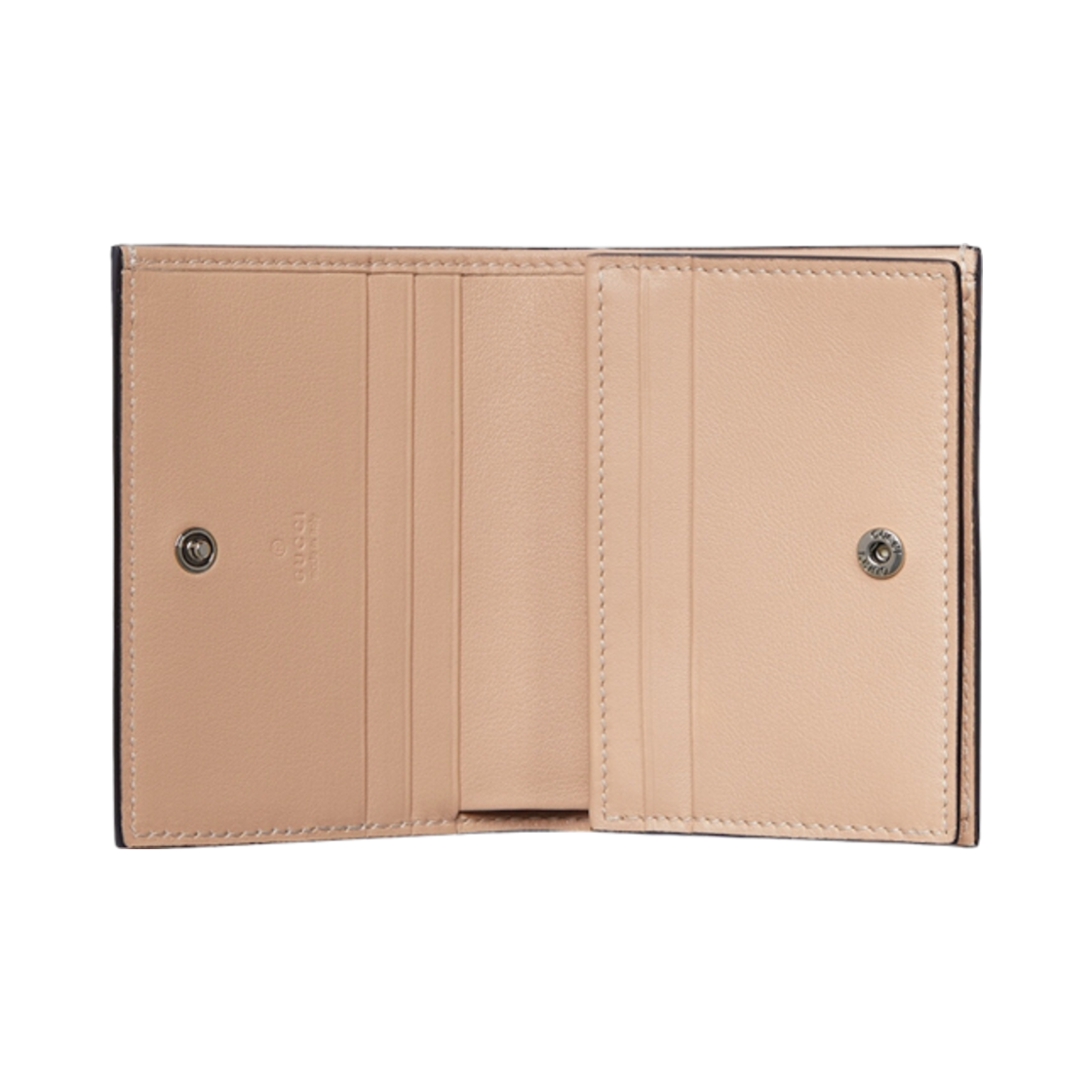 구찌 GG 마몽트 카드 케이스 베이지 에보니 라이트 베이지(Gucci GG Marmont Card Case Beige Ebony Light Beige) - 2