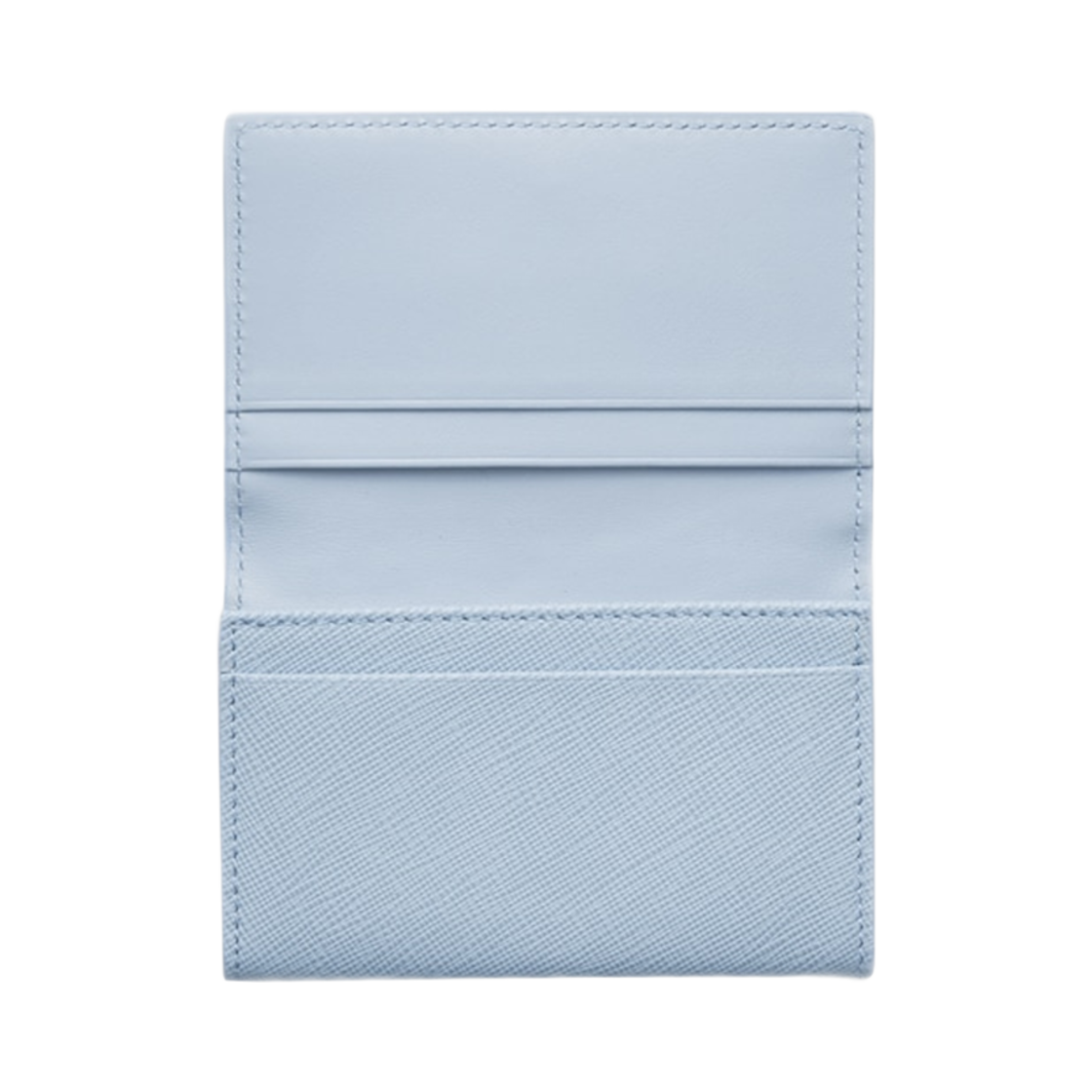프라다 사피아노 레더 카드 홀더 페일 블루(Prada Saffiano Leather Card Holder Pale Blue) - 2