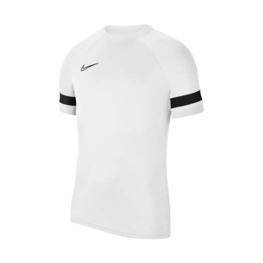 Nike Dri-Fit Academy Short Sleeve Football Top White - Asia