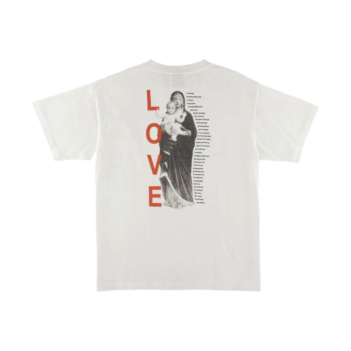 세인트 마이클 라이프 마리아 티셔츠 화이트 - 23SS(Saint Mxxxxxx Life Maria T-Shirt White - 23SS) - 1