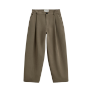 Zara x Studio Nicholson Tuck Detailed Pants Brown Taupe