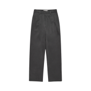 (W) Dunst Semi-Wide Chino Slacks Charcoal Grey
