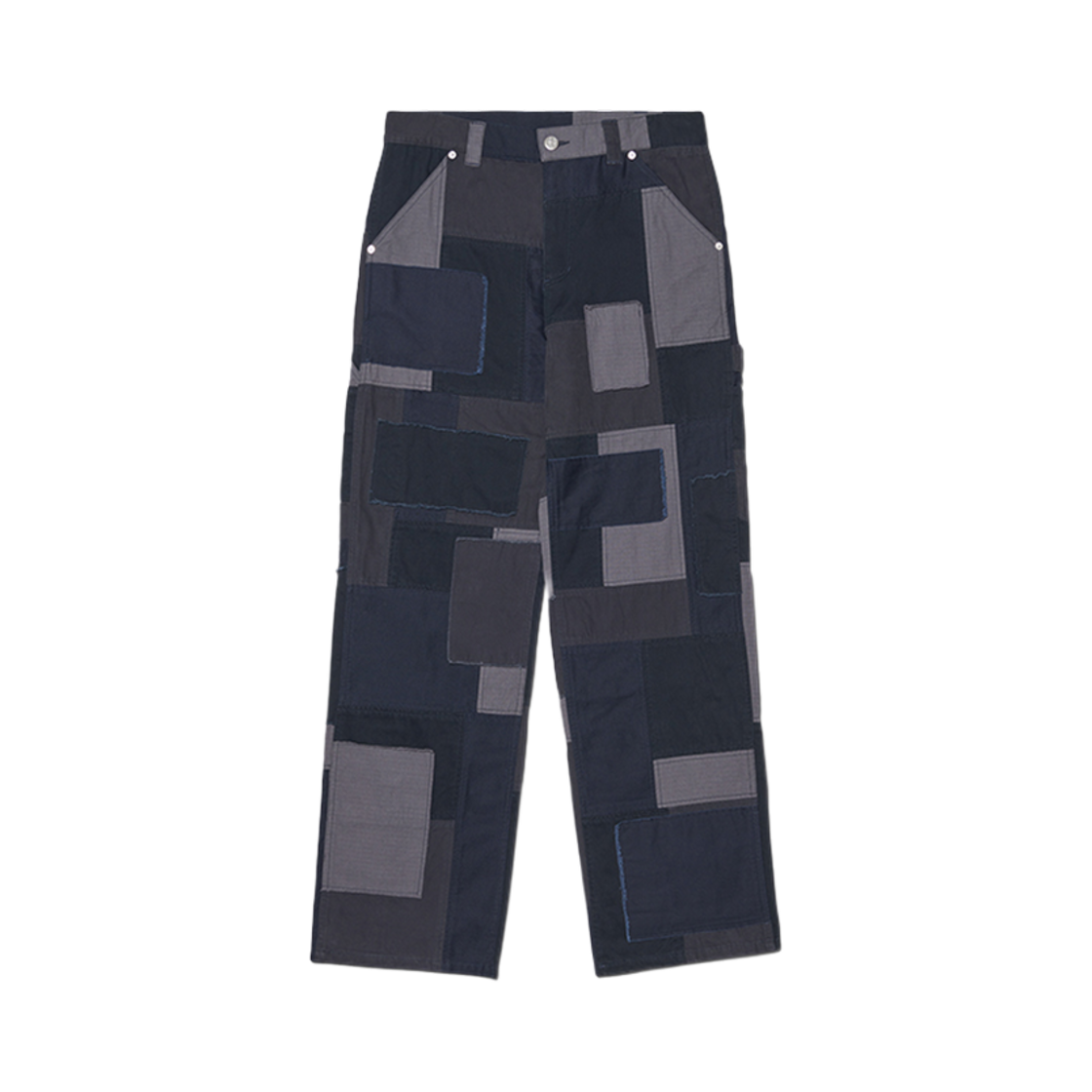 NMSS52PT04WNV NOMANUAL Multi Panel Work Pants Washed Navy