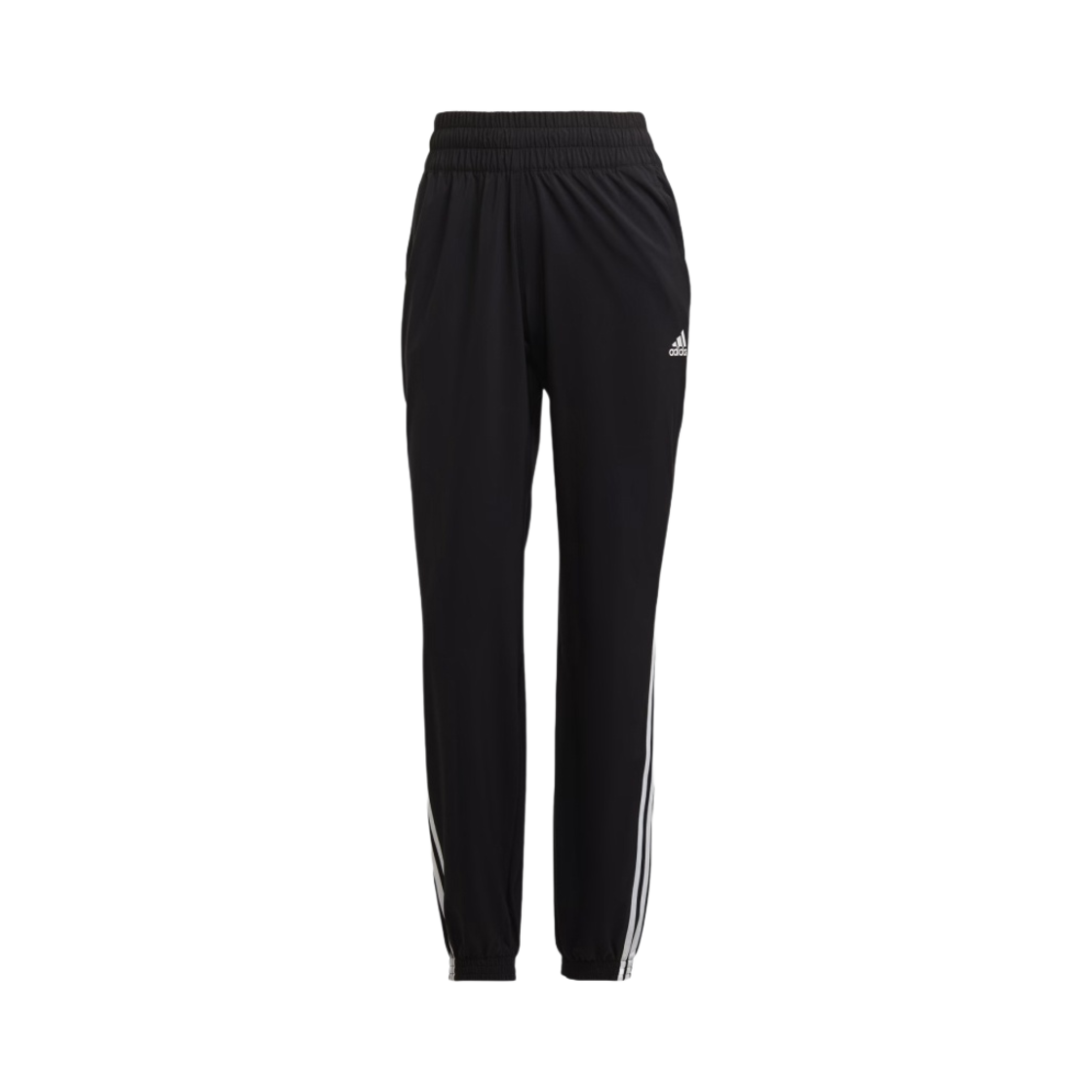 (W) 아디다스 트레인 아이콘 삼선 우븐 팬츠 블랙 - KR 사이즈