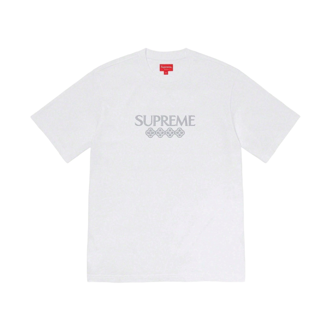 슈프림 글리터 숏슬리브 탑 화이트 - 21FW(Supreme Glitter S/S Top White - 21FW) - 1