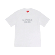 Supreme Glitter S/S Top White - 21FW