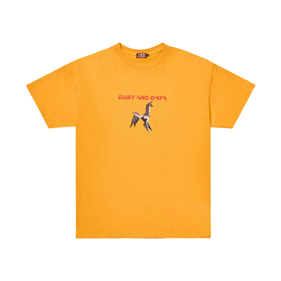 더스트앤데이터 오리가미 유니콘 티 골드(Dust and Data Origami Unicorn T-Shirt Gold)