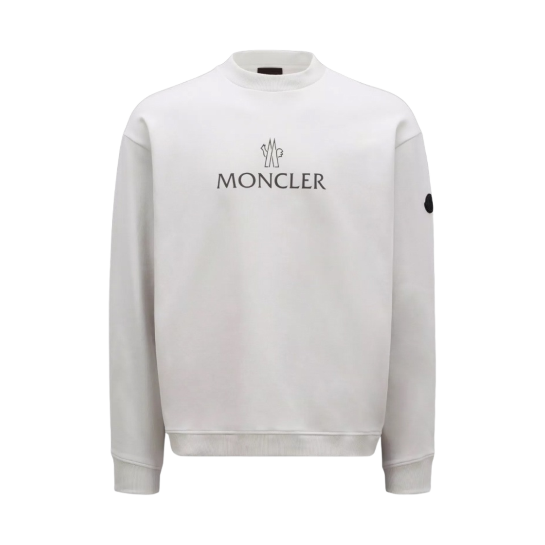 몽클레르 로고 스웨트셔츠 화이트 아이보리 - 23SS(Moncler Logo Sweatshirt White Ivory - 23SS) - 1