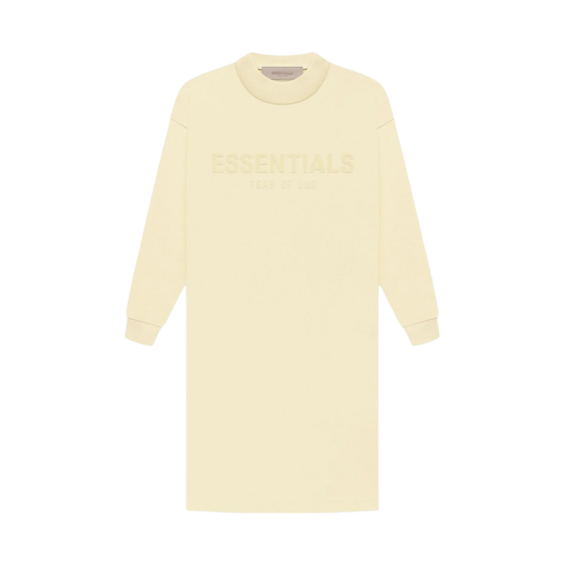 (키즈) 에센셜 롱슬리브 티셔츠 드레스 카나리 - 22FW((Kids) Essentials L/S T-Shirt Dress Canary - 22FW) - 1