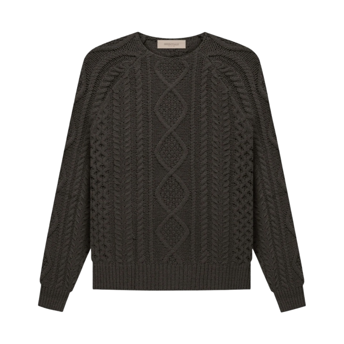 에센셜 케이블 니트 오프 블랙 - 22FW(Essentials Cable Knit Off Black - 22FW) - 1