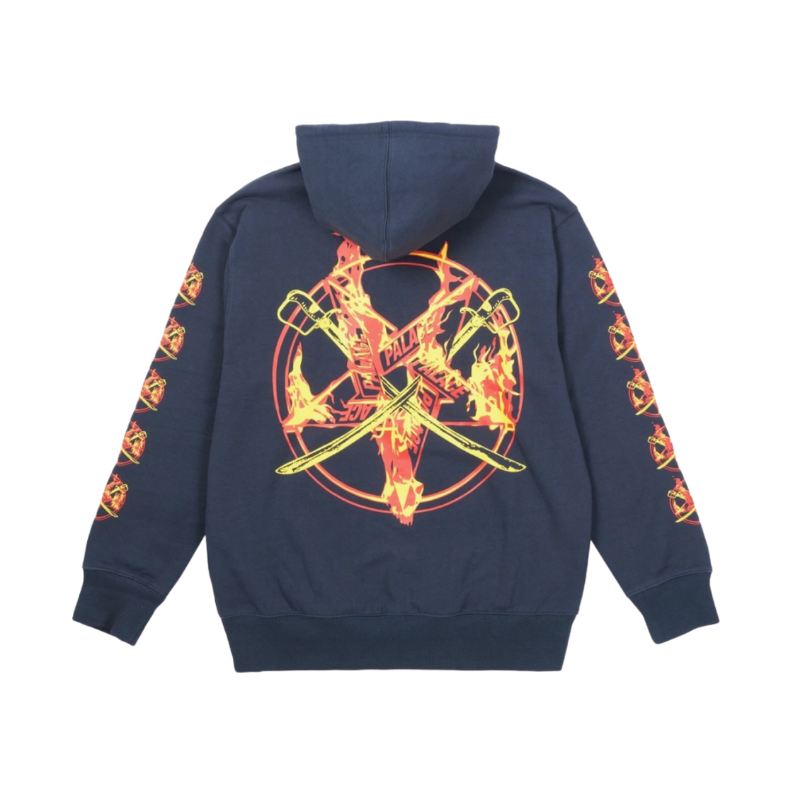 팔라스 플레임드 후드 네이비 - 21FW(Palace Flamed Hood Navy - 21FW) - 1