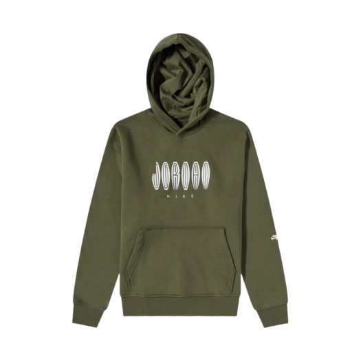 Jordan Flight MVP Fleece Pullover Hoodie Cargo Khaki