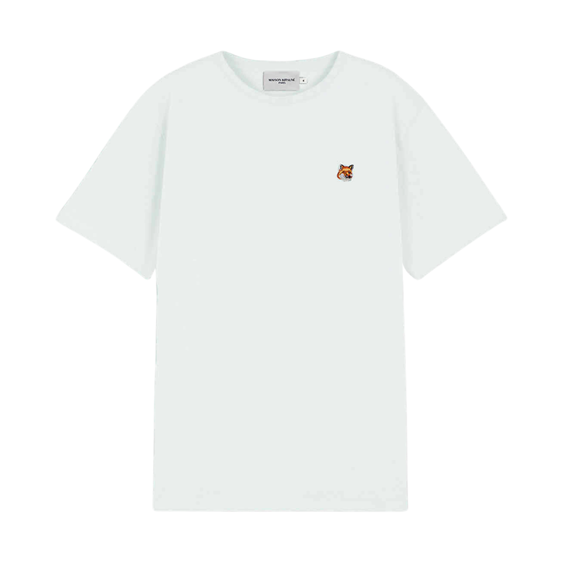 메종 키츠네 폭스 헤드 패치 릴렉스드 티셔츠 화이트(Maison Kitsune Fox Head Patch Relaxed T-Shirt White) - 1