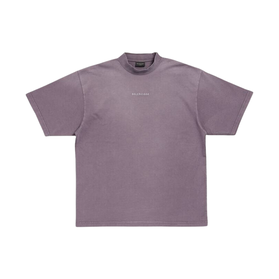 발렌시아가 백 티셔츠 미디움 핏 페이디드 퍼플(Balenciaga Back T-Shirt Medium Fit Faded Purple) - 1