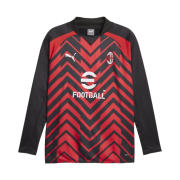 Puma AC Milan 2023/24 Prematch Long Sleeve Sweat For All Time Red Black