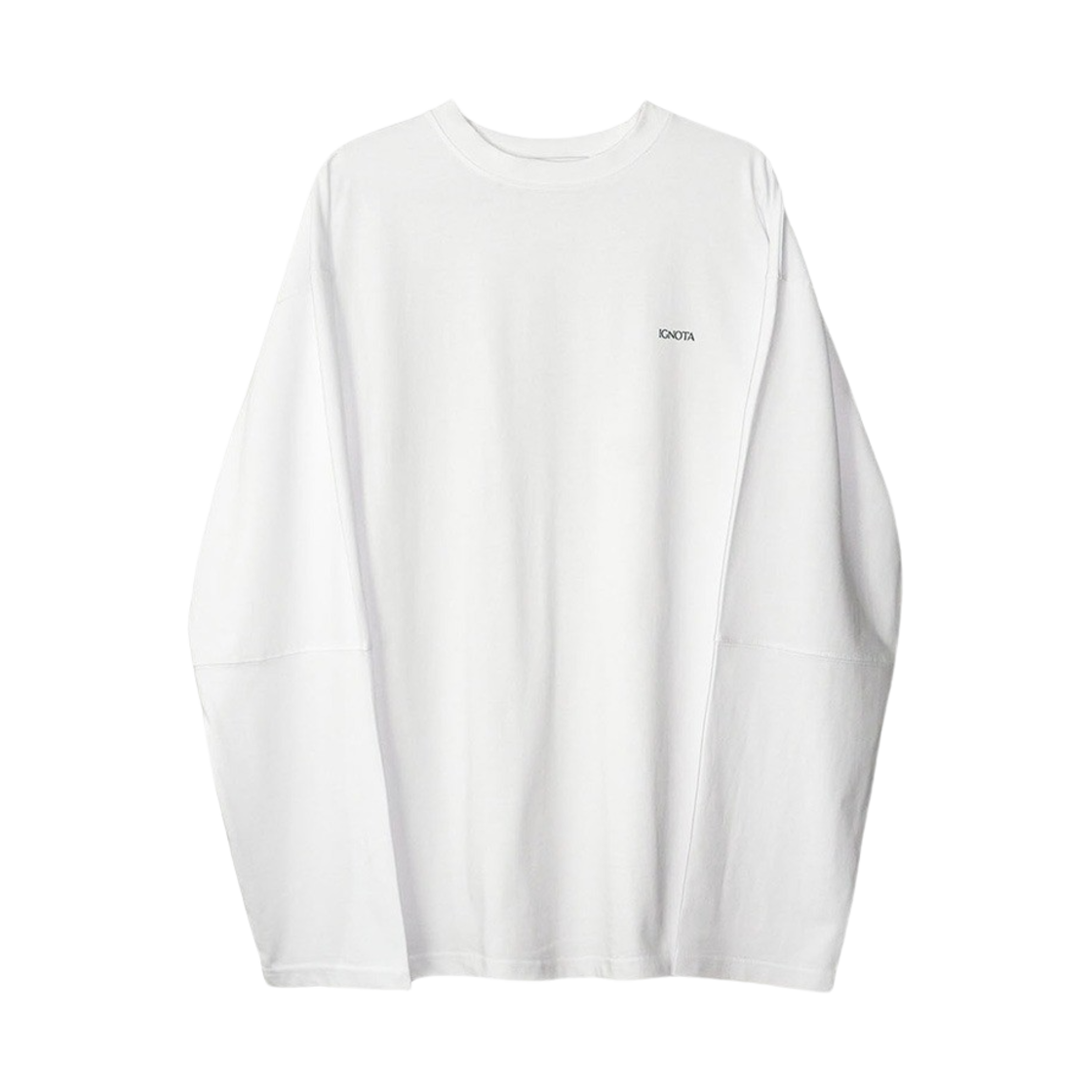 이그노타 코어:6 타입.3 콜럼 롱 슬리브 티셔츠 화이트(Ignota Core:6 Type.3 Column Long Sleeve T-Shirt White) - 1