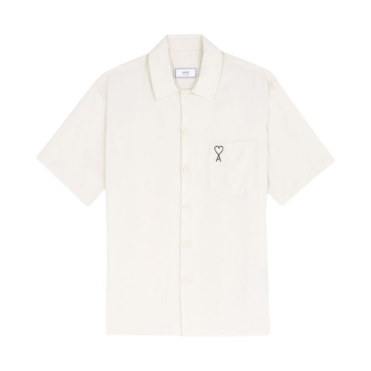 AMI de Coeur Embroidery Shirt Off White