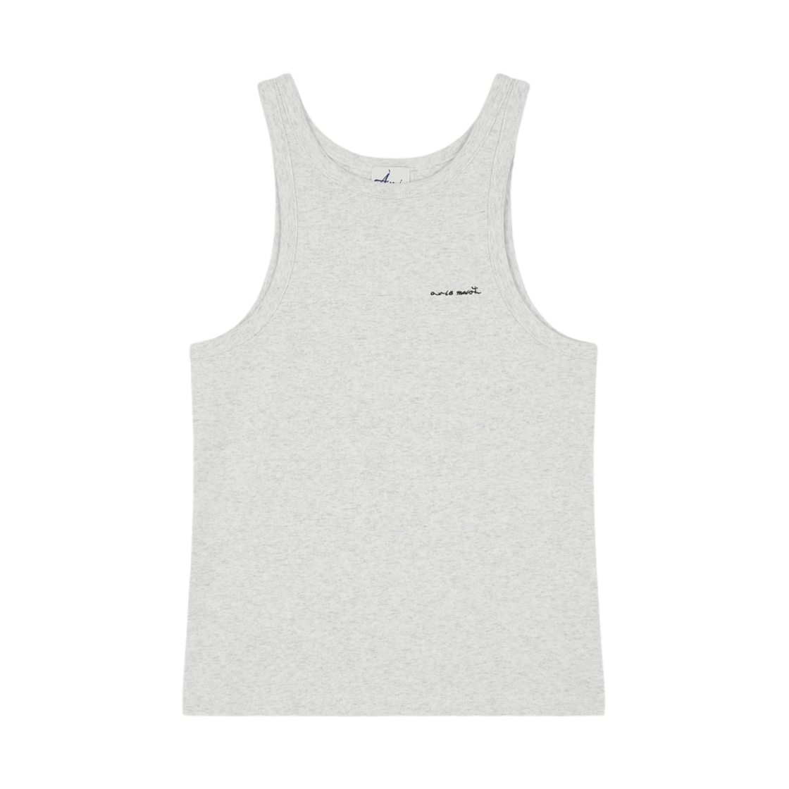 AM02T2408-OT (W) Aviemuah Essential Organic Cotton Tank Top Oatmeal Melange