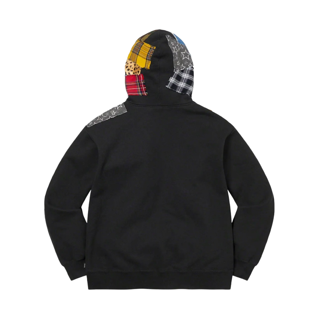 슈프림 패치워크 집업 후드 스웨트셔츠 블랙 - 22FW(Supreme Patchwork Zip Up Hooded Sweatshirt Black - 22FW) - 3