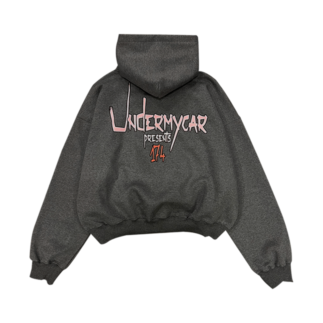 UMCPOCGR174H Undermycar POC 174 Flag Bonded Sweat Hoodie Gray