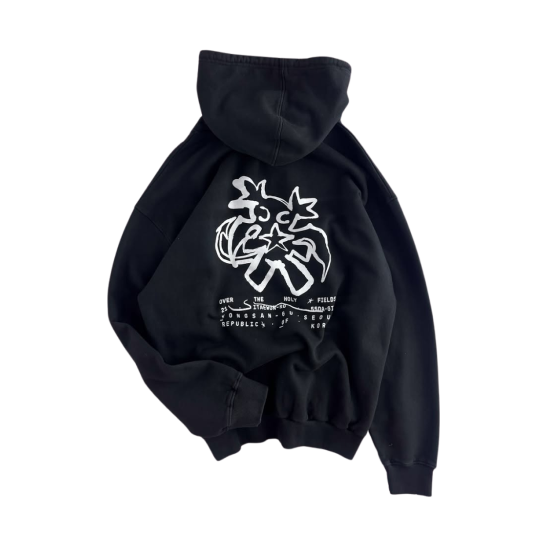 UVU 서울 마라톤 후드 블랙