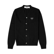 Play Comme des Garcons Black Heart Knit Cardigan Black