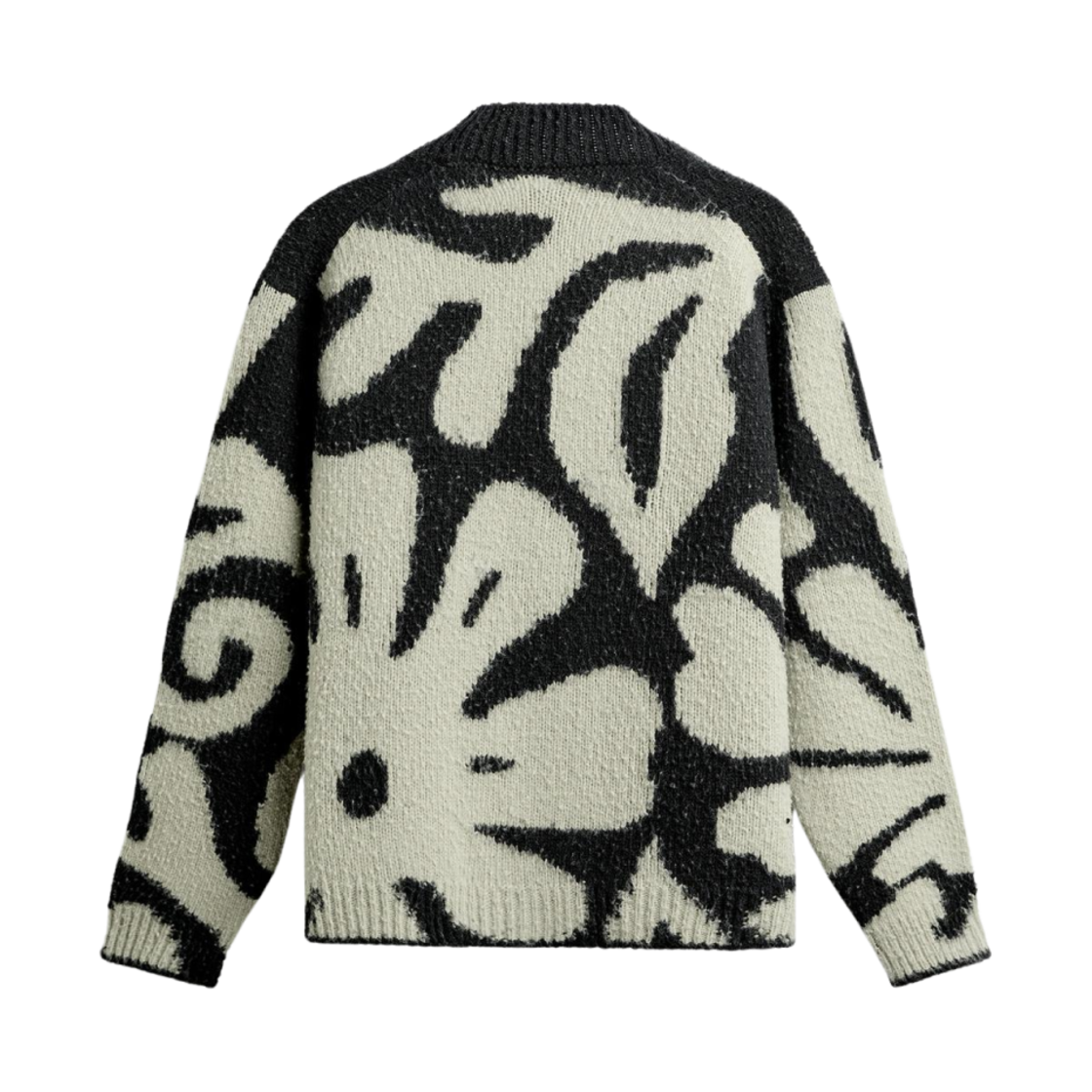 ZARA Nanushka フローラルインターシャカーディガン 자라 x 나누시카 플로럴 인타르시아 가디건 워시드 그린 | Zara