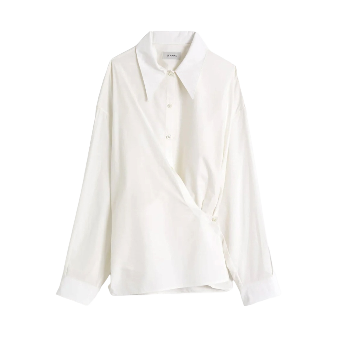 (W) 르메르 트위스티드 셔츠 화이트 - 21FW