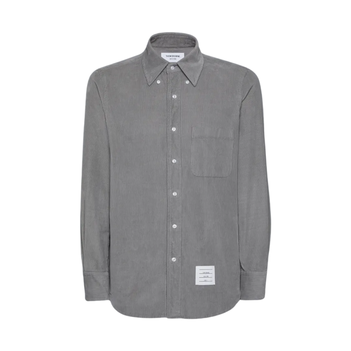 MWL412A-F0778-055 Thom Browne Corduroy Straight Fit Shirt Grey