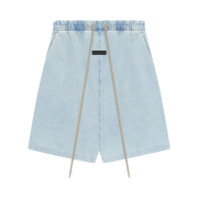 Essentials Relaxed Short Light Wash Denim - 24SS
