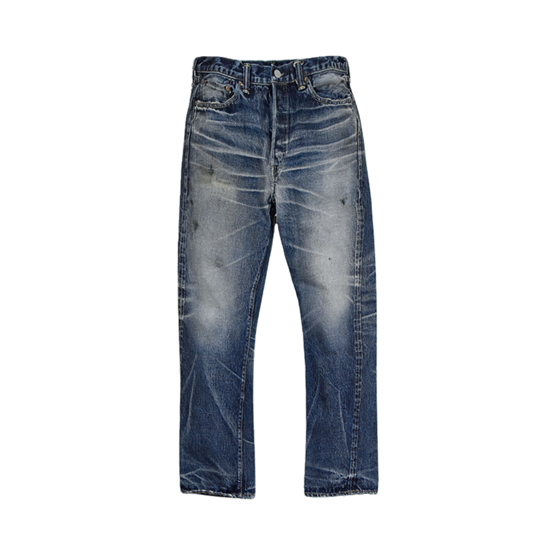 풀카운트 1345-0105 피어 오브 더 다크 와이드 데님 인디고 블루(Fullcount 1345-0105 Fear of The Dark Wide Denim Indigo Blue)