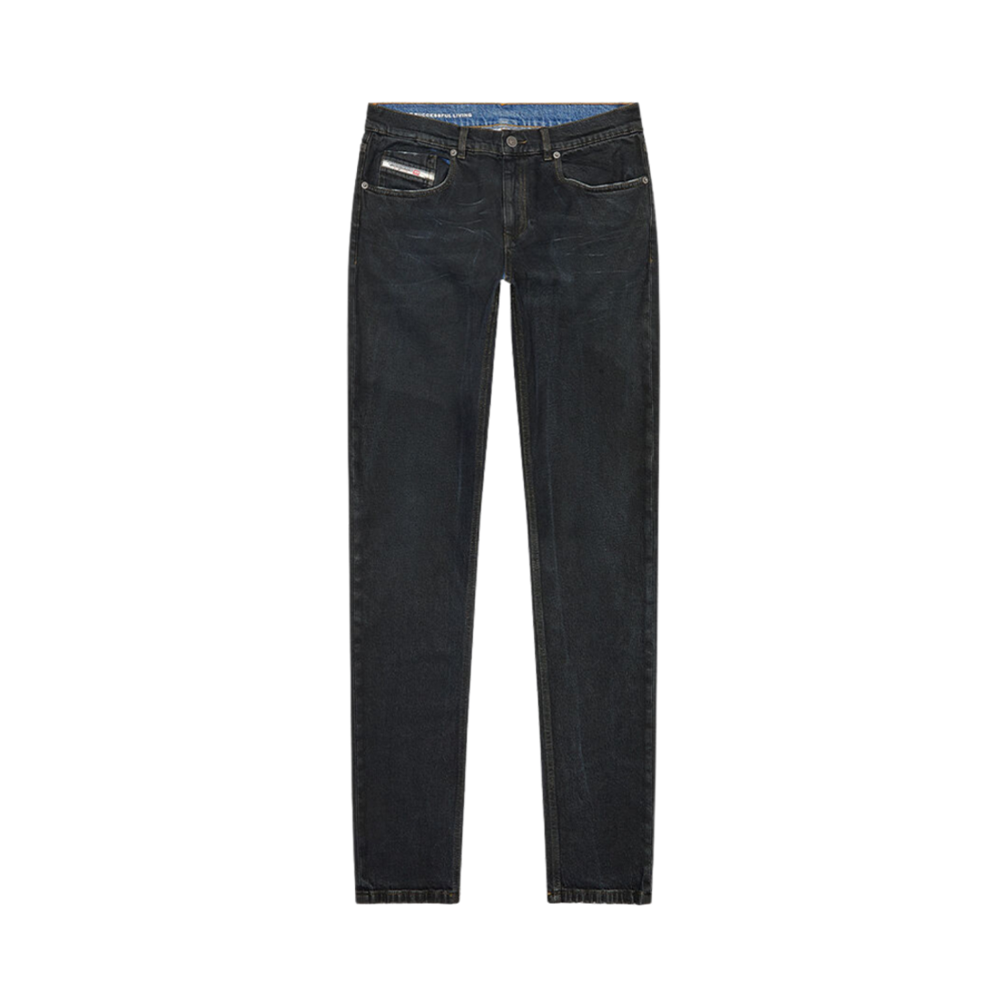 디젤 슬림 진 2019 D-스트럭트 블랙 다크 그레이(Diesel Slim Jeans 2019 D-Strukt Black Dark Grey) - 1